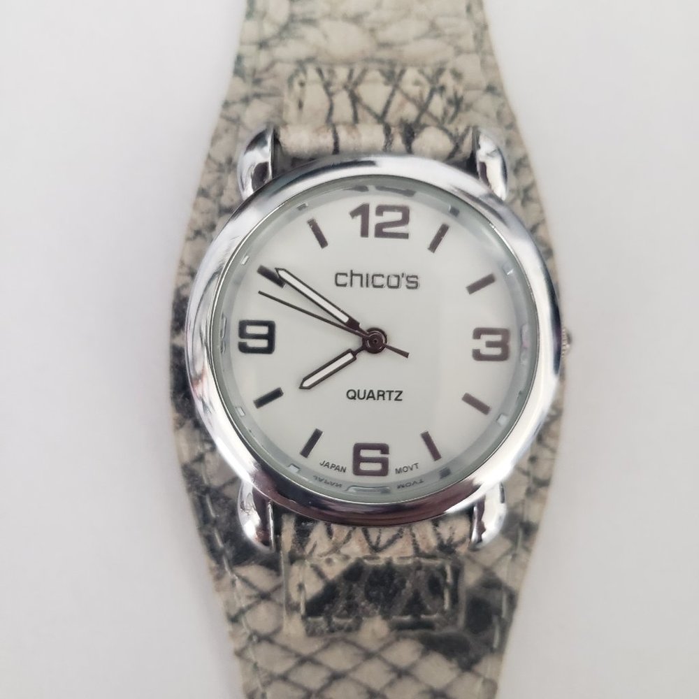 Chico's Faux Python Band Watch